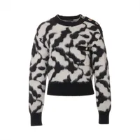 CHANEL シャネル ココボタン カシミヤ ニットベスト レディース ブラック/ホワイト P73215K10523 シャネル ココボタン カシミヤ ニットベスト 34 レディース