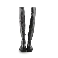 【極美品☆箱付き】ボッテガヴェネタ　レザー　ラグ　サイドゴアブーツ　ロング BOTTEGA VENETA - 【極美品☆箱付き】ボッテガヴェネタ レザー