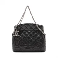 シャネル CHANEL マトラッセ ラムスキン チェーン ショルダー ブラック バッグ CHANEL シャネル マトラッセ チェーン ショルダー