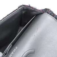 シャネル マトラッセ25 ツイード ダブルフラップ ダブルチェーン