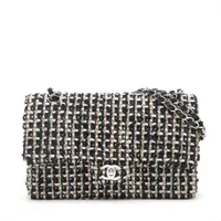【完売必至】CHANEL 25A マトラッセ シャネル マトラッセ25 ツイード ダブルフラップ ダブルチェーン