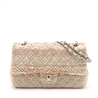 【美しいマルチカラー】CHANEL ツイード チェーンバッグ パール 楽天市場】シャネル マルチ ツイード バッグの通販