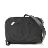 シャネル バッグ 付属品 ポーチ ラムスキン レザー ココマーク ゴールド金具 CHANEL - シャネル ラインストーン ココマーク マトラッセ