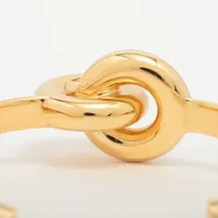 ロエベ バングル S 925 31.6g ゴールド ドーナツリンクカフ