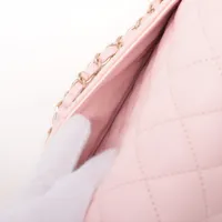 シャネル マトラッセ25 キャビアスキン ダブルフラップ ダブルチェーン