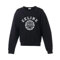 スピード配送◆送込【CELINE】BLASON*ルーズ*スウェットシャツ スピード配送◇送込【CELINE】ルーズ*スウェットシャツ