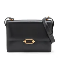 エルメス フォンスベル リザード ネイビー ゴールド金具 ○I