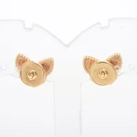 【VINTAGE】ヴァンクリーフ&アーペル パピヨン シェル ピアス ヴァンクリーフ&アーペル ピアス イヤリング ドゥパピヨン