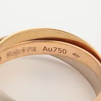 カルティエ トリニティ Au750 リング 9.5号 カルティエ トリニティ リング XS #51 750PG/WG/YG【23035