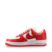 送料関税込みNIKE×VUITTONレザー スニーカー 8メンズ★Aランク LOUIS VUITTON ルイヴィトン ナイキ サイズ:7 AIR FORCE 1 LOW
