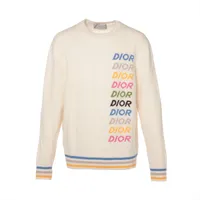 【新品同様】Dior 23 AW オブリーク ニット ホワイト/ブルー XL 楽天市場】極美品 Christian Dior クリスチャンディオール
