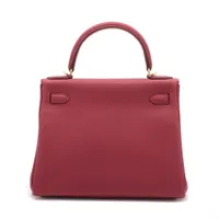 エルメス ケリー28 トゴ ルージュグレナ ゴールド金具 B:2023年