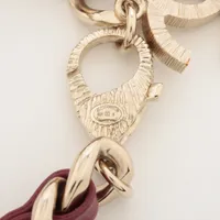 【CHANEL】 ココマーク ハート B21K ネックレス フェイクパール シャネル ココマーク ハート B21K ネックレス GP×ラインストーン