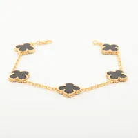 R♡平日発送 ❁⃘*.゜ヴァンクリーフ＆アーペル オニキス 5pブレスレット Van Cleef & Arpels ヴァンクリーフ＆アーペル オニキス