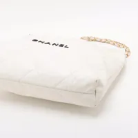 ホワイト カーフスキン ロゴ ゴールドチェーン ショルダーバッグ 楽天市場】CHANEL シャネル19 ラージ ハンドバッグ ショルダー