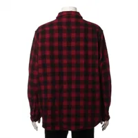 CELINESAINT LAURENT レッドブラックチェックネルシャツ IMG_0357_のコピー.jpg