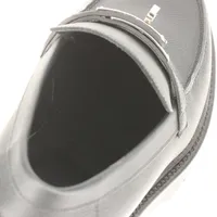 エルメス アイコン レザー ローファー 42 メンズ ブラック ケリー金具