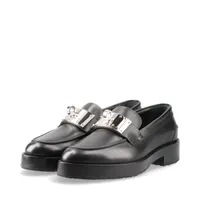HERMES 黒 レザー ローファー 35.5 HERMES 黒 レザー ローファー 35.5