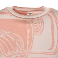 エルメス 24SS シルク 半袖ニット 34 レディース ピンク