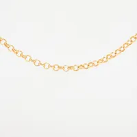 クロムハーツ　22k ロールチェーン18inch　ネックレス クロムハーツネックレスロールチェーン22k18インチ(約45cm