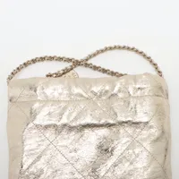 シャネル シャネル22ミニ レザー チェーンショルダーバッグ