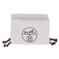 エルメス ガエル レザー サンダル 37 レディース ホワイト