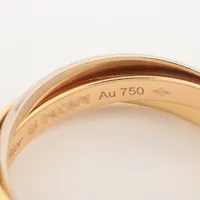 カルティエ トリニティ Au750 リング サイズ8 lei9305-1.jpg