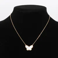 すぐ届く【VAN CREEF＆ARPELS】パピヨン シェル ネックレス ヴァンクリーフ&アーペル ラッキーアルハンブラ パピヨン シェル