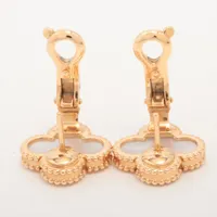 【VINTAGE】ヴァンクリーフ&アーペル アルハンブラ シェルピアス ヴァンクリーフ&アーペル ヴィンテージアルハンブラ シェル