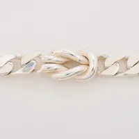 国内発送・すぐ届く【TIFFANY】ノットリンク ブレスレット ティファニー ノットリンク ブレスレット 925 19.9g シルバー