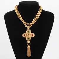 CHANEL シャネル ココマーク グリポア カラーストーン ネックレス CHANEL／シャネル／ヴィンテージ／ココマーク／カラーストーン