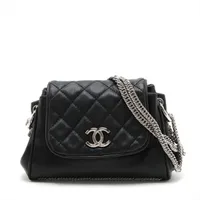 シャネル レザー ココマーク ショルダーバッグ 黒 銀金具 楽天市場】CHANEL シャネル マトラッセ ココマーク チェーン