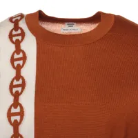 【美品】HERMES/エルメス　カシミヤ×シルクノースリーブワンピース　ピンク エルメス(HERMES)エルメス ワンピース 衣料品 トップス