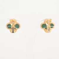 ヴァンクリーフ＆アーペル ヴィンテージアルハンブラ マラカイト ピアス Van Cleef & Arpels ヴィンテージ アルハンブラ ピアス
