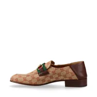 GUCCI ローファー 39 ベージュ/ブラウン GUCCI グッチ ローファー シューズ 靴 レディース ♯35ハーフC