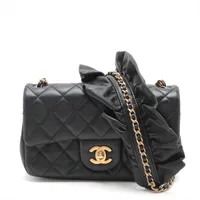 ◆NEW◆CHANEL◆ マトラッセ フリル チェーン ショルダーバッグ シャネル マトラッセ ラムスキン チェーンショルダーバッグ