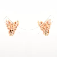 【VINTAGE】ヴァンクリーフ&アーペル パピヨン シェル ピアス ヴァンクリーフ&アーペル スウィートアルハンブラ パピヨン