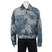 ヴィトン 24SS ディアスキン レザージャケット 46 メンズ