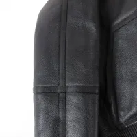 エルメス カシミヤ ジャケット 36 ブラック エルメス 21AW ラム レザージャケット 36 レディース ブラック