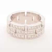 Cartier カルティエ ラブリング ハーフダイヤ WG 53(12号) Cartier カルティエ ラブリング ハーフダイヤ WG 53(12号