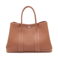 ☆定価以下☆ エルメス ガーデンパーティtpm 30 ベージュマルファ ネゴンダ エルメス ガーデンパーティ30/TPM エベーヌ ネゴンダ シルバー