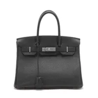 エルメス バーキン30 トゴ ブラック シルバー金具 □O:2011年