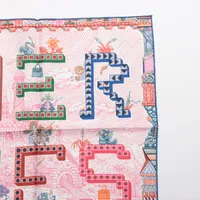 ❤未使用品❤エルメス カレ45 スーパーシルククエスト ハンカチ 首 手首 防寒 エルメス カレ45 Super Silk Quest スーパー シルク クエスト