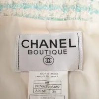 ゴージャスなココボタン♡コットン【CHANEL】ジャケット シャネル ココボタン 14P コットン×ナイロン×ウール