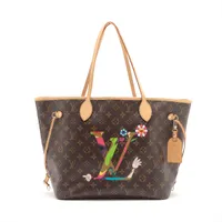 ＊村上隆コラボ＊【Louis Vuitton】LVxTM ネヴァーフルMM バッグ LOUIS VUITTON ルイヴィトン 村上隆 LV × TM ネヴァーフル MM