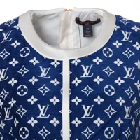 定価40万 LOUIS VUITTON 22AW LVロゴ金ボタン リブニット 定価40万 LOUIS VUITTON 22AW LVロゴ金ボタン リブニット トップス
