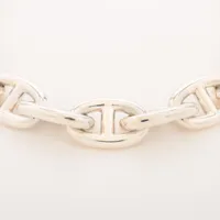 エルメス シェーヌダンクルMM ブレスレット 17コマ 925 59.5g