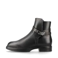 エルメス フレッシュ レザー×ファブリック ショートブーツ 42