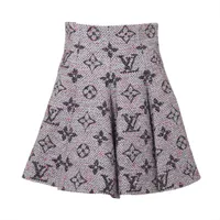Louis Vuitton グレー モノグラムウールスカート Louis Vuitton(ルイヴィトン) スカート(レディース) - 海外通販