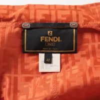 美品⭐️FENDI ズッカ柄 FF柄 デニムジャケット オレンジ系 40サイズ 200320-032.jpg